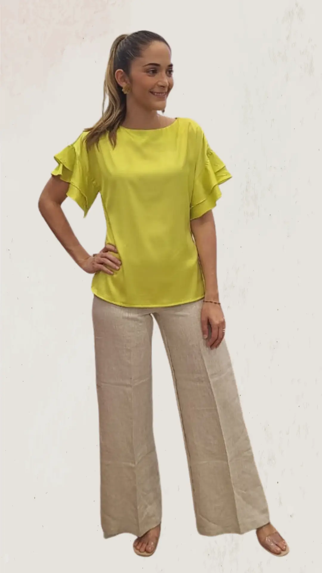 Blusas con deals arandelas de moda