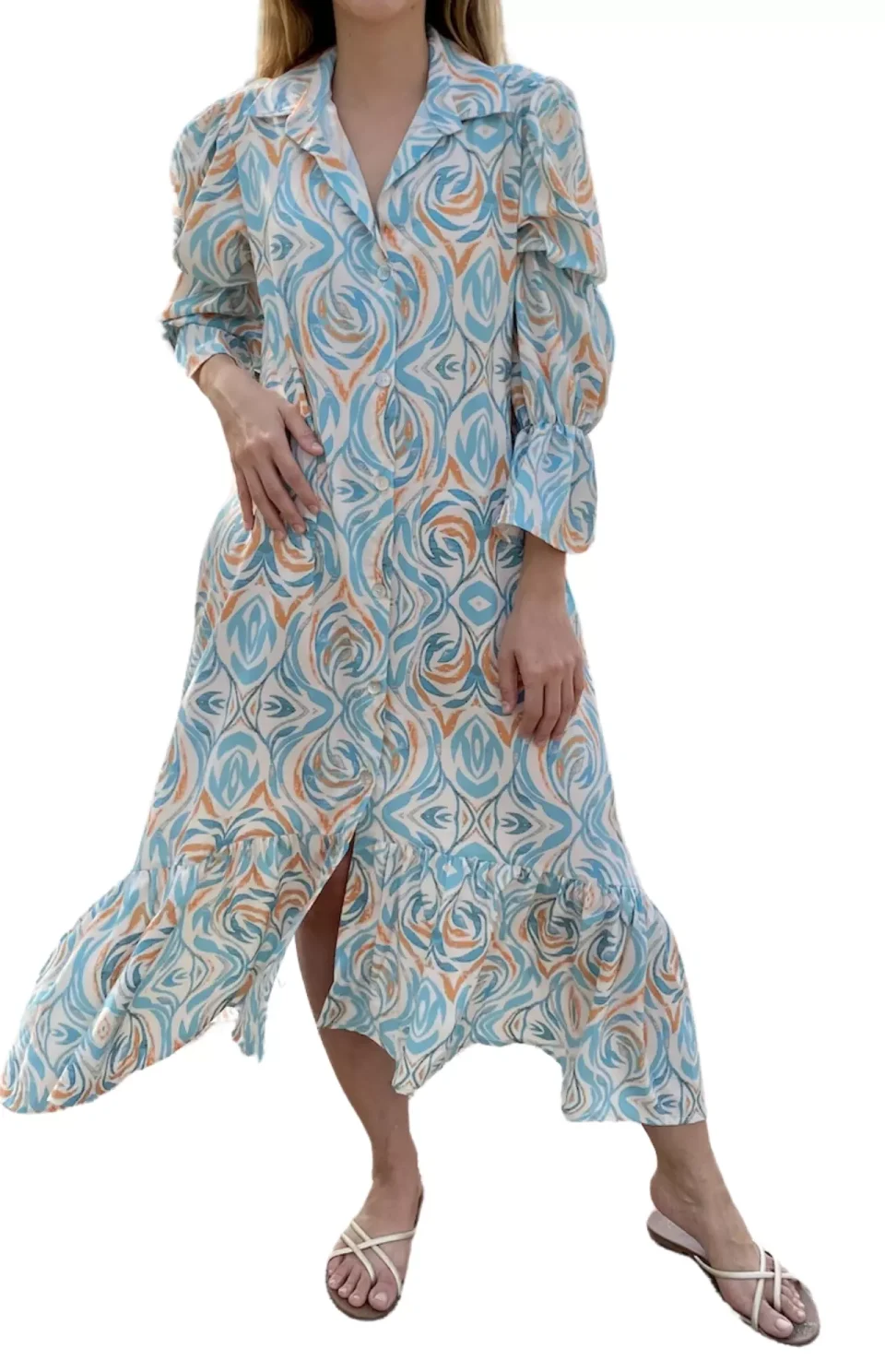 Vestido Camisero Cola De Pato