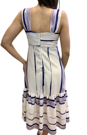 Vestido de Coctel en Lino Espalda