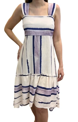 Vestido de Coctel en Lino Frente
