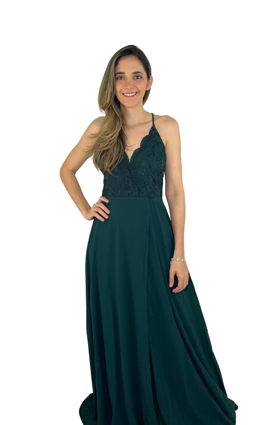 Vestido Verde Gala
