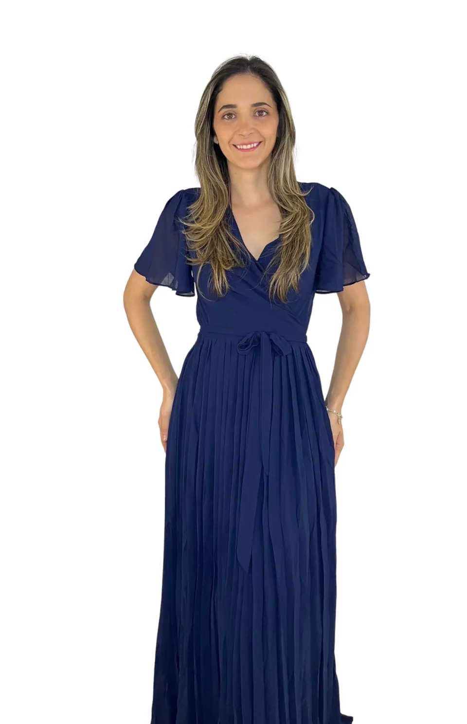 Vestido Fiesta Noche Azul