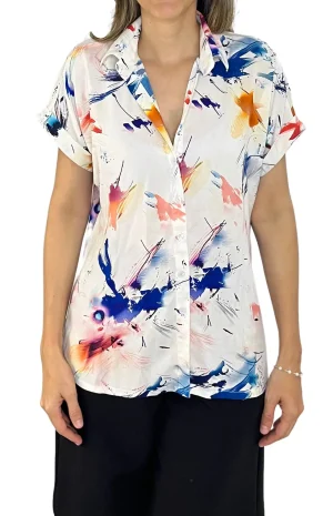 Blusa Chalis Estampado Frente