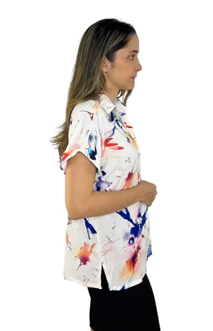 Blusa Chalis Estampado Lado