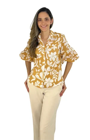 Blusa Manga Bombacha