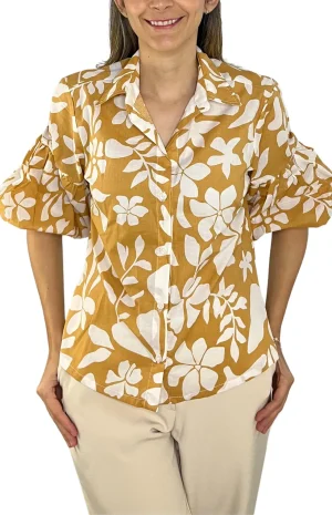 Blusa Manga Bombacha Frente