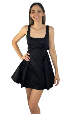 Vestido Corto Juvenil Negro
