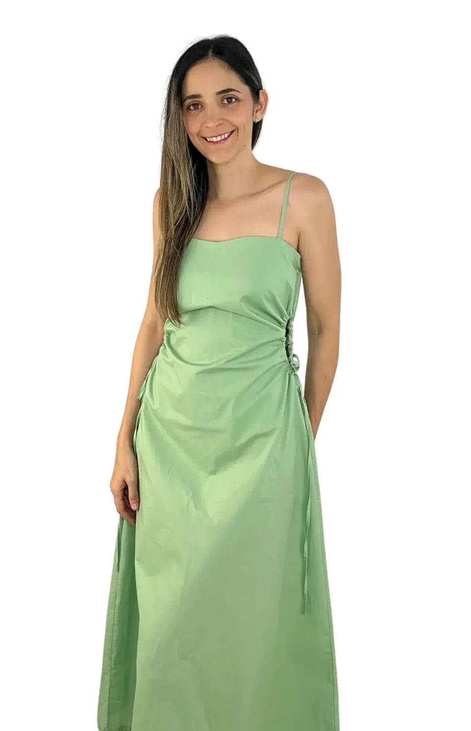 Vestido Casual Largo Verde