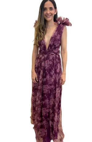 Vestido Largo Fiesta Morado